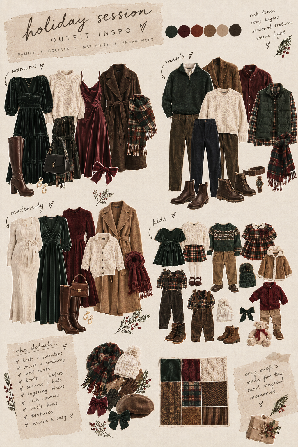Holiday Photoshoot Outfit Guide